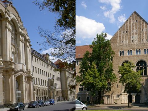 die beiden Dienstgebäude des Landgerichts Berlin II