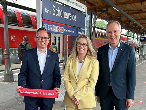 Wiedereröffnung des S- und Regionalbahnhofs Schöneweide