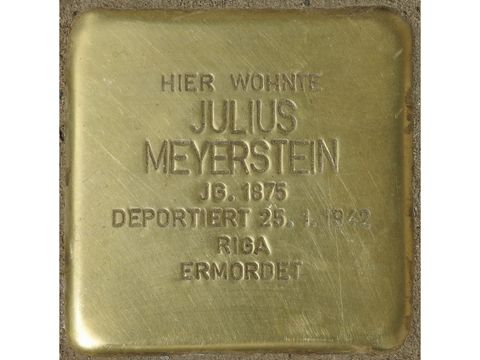 Stolperstein Julius Meyerstein