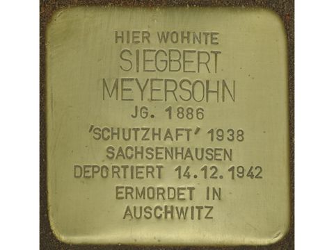 Stolperstein für Siegbert Meyersohn