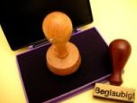 Stempel Beglaubigt