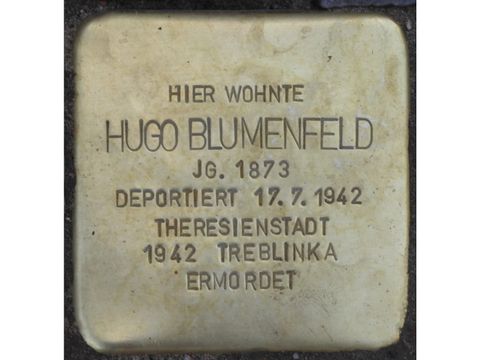 Stolperstein Hugo Blumenfeld