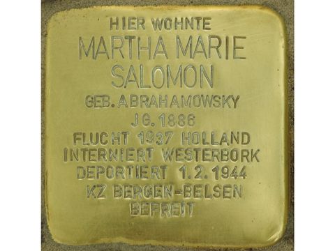 Martha Marie Salomon - Aßmannshauser Straße 10a (1)