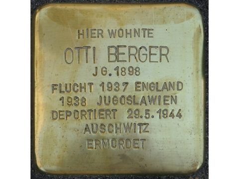 Stolperstein Otti Berger