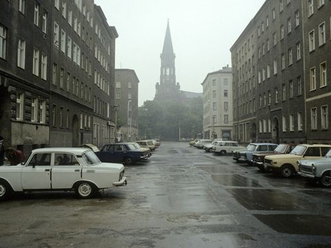 Blick auf die Zionskirche im Prenzlauer Berg