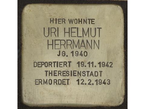 Stolperstein Uri Helmut Herrmann