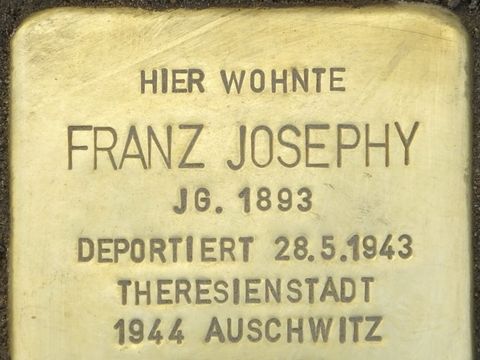 Stolperstein Franz Josephy