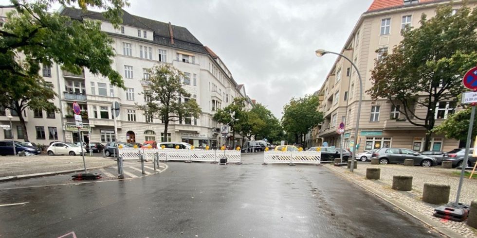 Temporärer Stadtplatz für den Klausenerplatz-Kiez