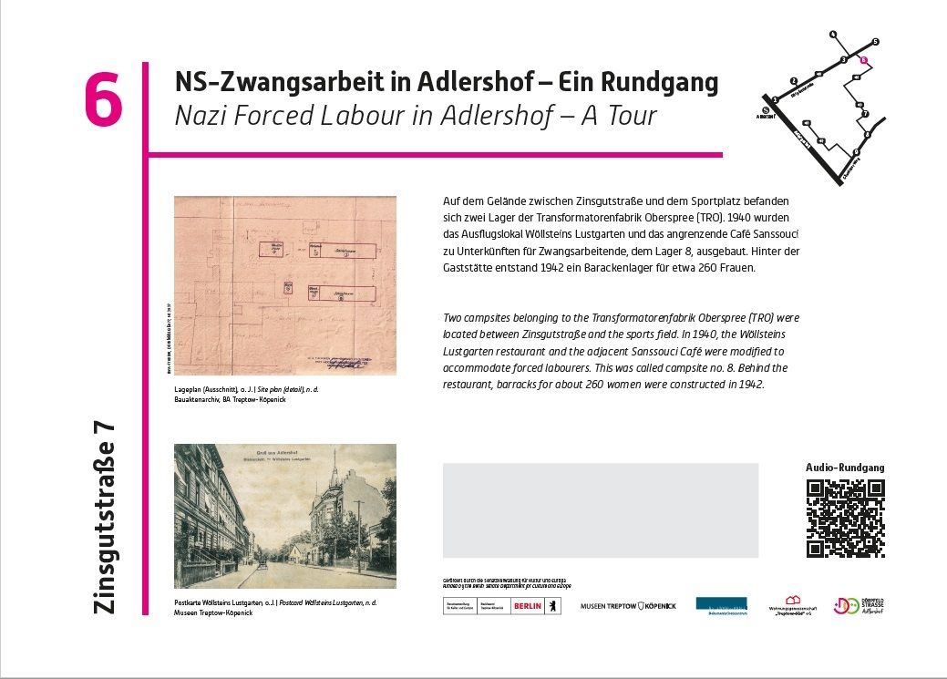 Audiorundgang NS-Zwangsarbeit in Adlerhof - Station 6