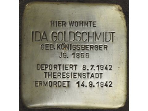 Stolperstein Ida Goldschmidt