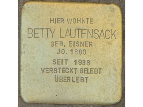 Stolperstein Betty Lautensack