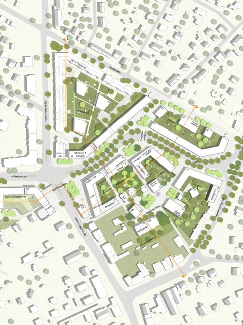 Alte Gärtnerei Heinersdorf: Gesamtplanung des Siegerentwurfes