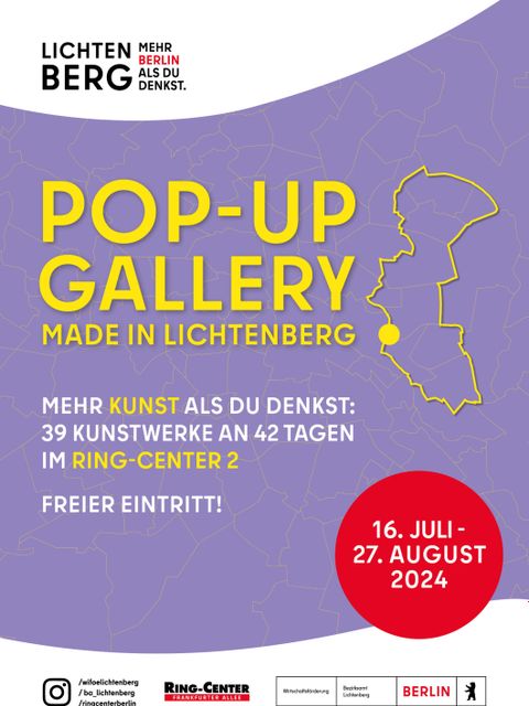 Poster Pop-up-Gallery Lichtenberg