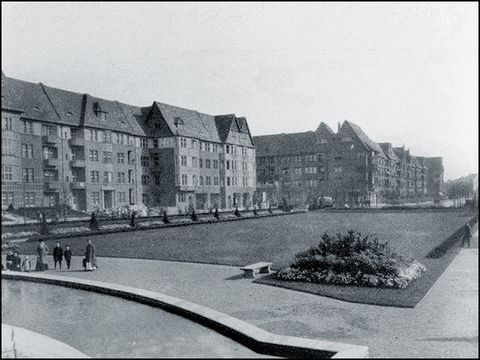 Ansicht von Westen um 1912 (Habermann, Berlin-Wilmersdorf 1913, S.124)