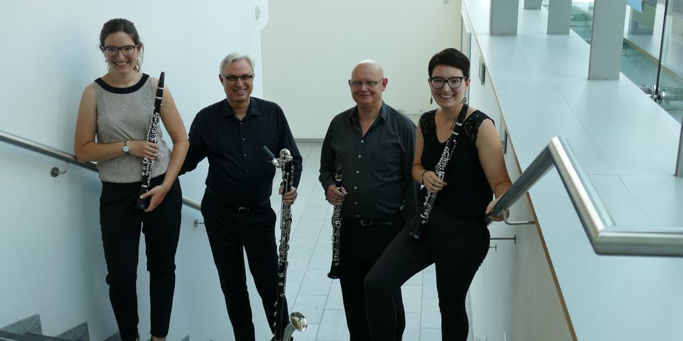 Gruppenbild des Ensembles „clarinet.factory“