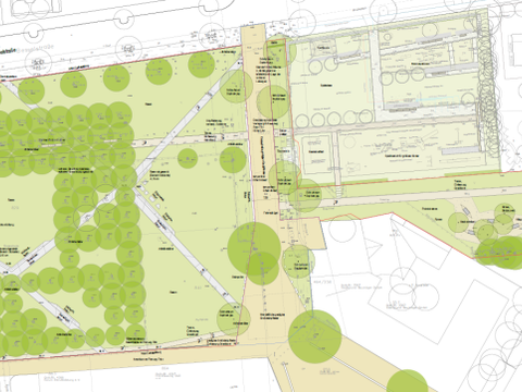 Entwurf Umgestaltung Besselpark 2017 (Rehwaldt Landschaftsarchitekten)