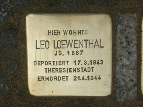 Stolperstein für Leo Loewenthal