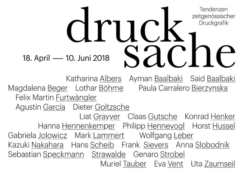 Postkarte: Druck _ Sache