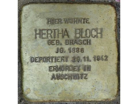 Stolperstein Hertha Bloch