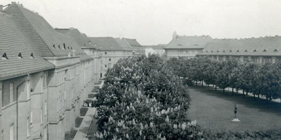 Historische Ansicht der Wohnanlage Ceciliengärten