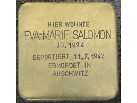 Bildvergrößerung: Stolperstein Eva-Marie Salomon