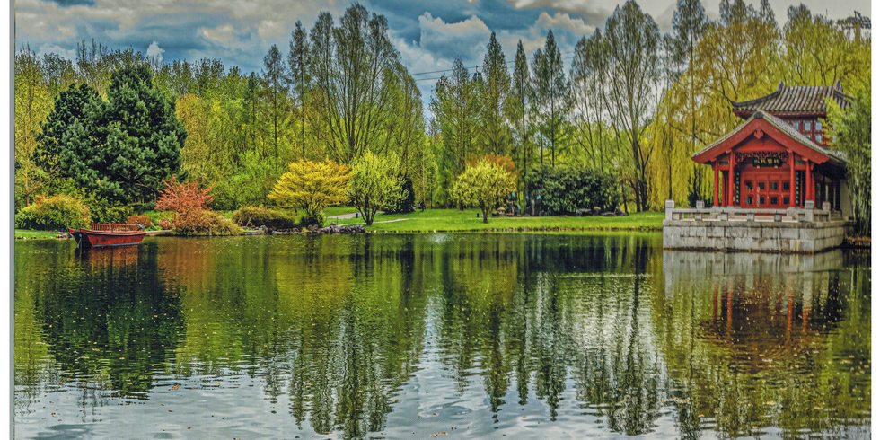 Chinesischer Garten in den Gärten der Welt Marzahn