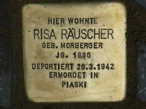 Stolperstein für Risa Räuscher