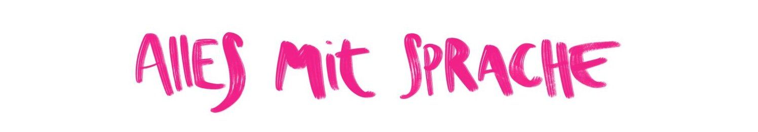 "Alles mit Sprache" - Logoschriftzug