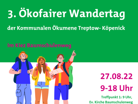 Bildvergrößerung: Plakat zum ökofairen Wandertag 2022