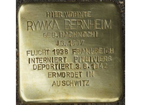 Stolperstein Rywka Bernheim