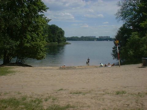 Badestelle gegenüber Reiherwerder am Tegeler See