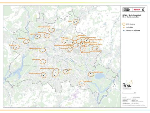 Übersicht der BENN Gebiete in Berlin Marzahn-Hellersdorf