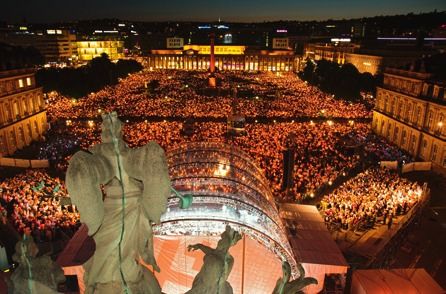 Spirituelle Momente am Eröffnungstag des Kirchentages in Stuttgart