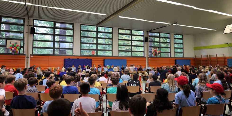 Fest zur offiziellen Einweihung der neugebauten Mensa in der Nord-Grundschule