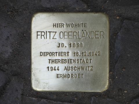 Stolperstein Fritz Oberländer