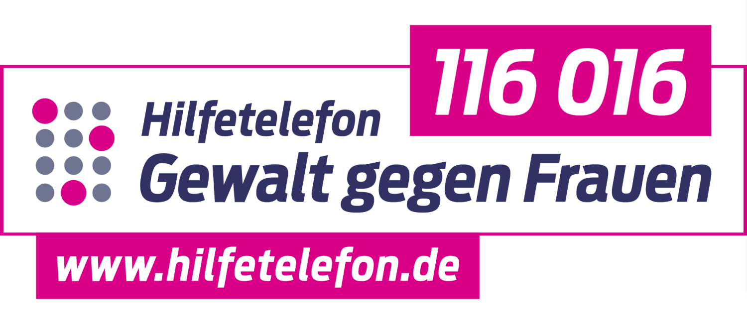 Logo Hilfetelefon Gewalt gegen Frauen 116 016