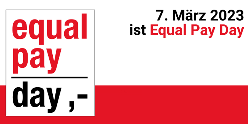 Der Equal Pay Day fällt in diesem Jahr auf den 7. März. 