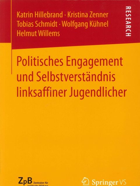 Deckblatt Politisches Engagement und Selbstverständnis linksaffiner Jugendlicher