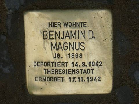 Stolperstein für Benjamin D. Magnus