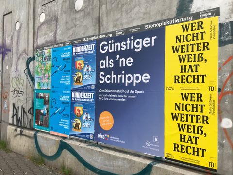 Kampagnen-Motiv - Günstiger als ne Schrippe