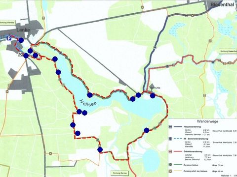 Bildvergrößerung: Wanderkarte Hellsee