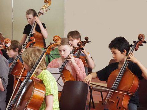 Ensembletag für Kinderstreichorchester im Eliashof am 25.5.24