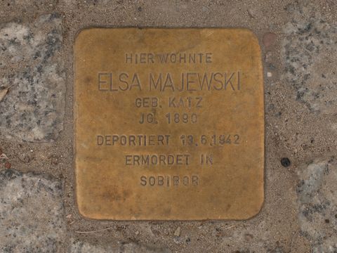 Stolperstein Elsa Majewski, 10.06.2012