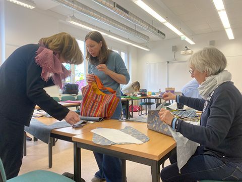 Szene aus dem Taschenworkshop