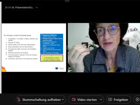 Vertreterin der Europäischen Kommission Susanne Kraatz 