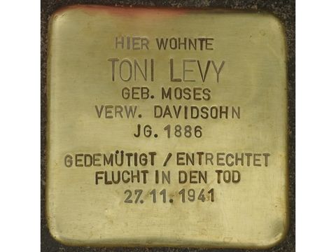 Stolperstein Toni Levy