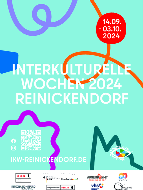 Plakat Interkulturelle Wochen 2024 Reinickendorf