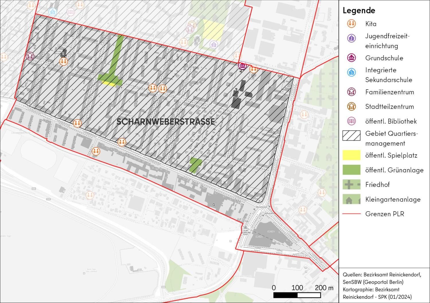 Karte PLR Scharnweberstraße