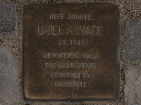 Stolperstein Uriel Arnade, 25.03.2012