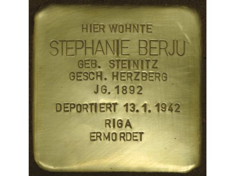 Stolperstein Stephanie Berju